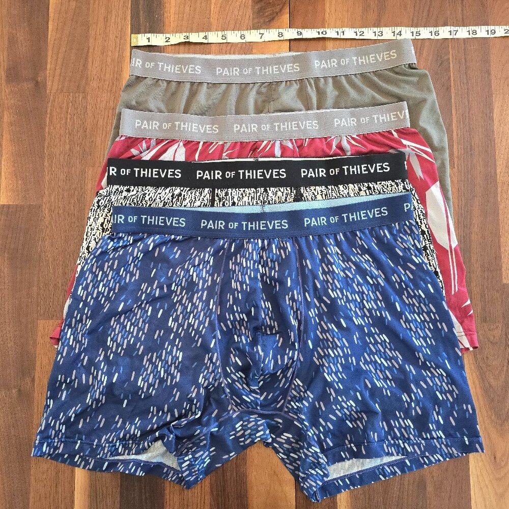 Pair of Thieves Mens Boxer Briefs - 4 Pair - Like New - Large
